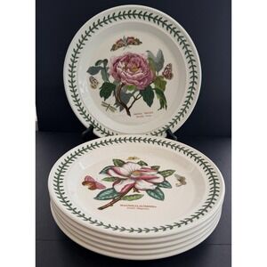 Portmeirion Botanic Garden 10.5" Dinner Plates Set Of 6